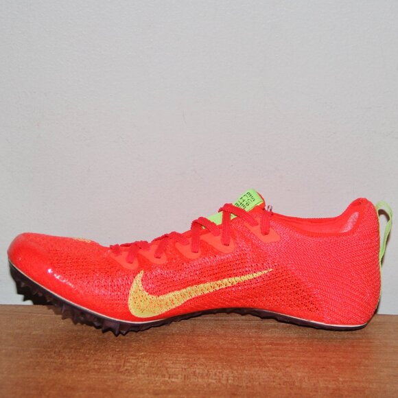 Nike Zoom Superfly Elite 2 Track Men 5 Womens 6.5 Bright Crimson Lime - Picture 3 of 7